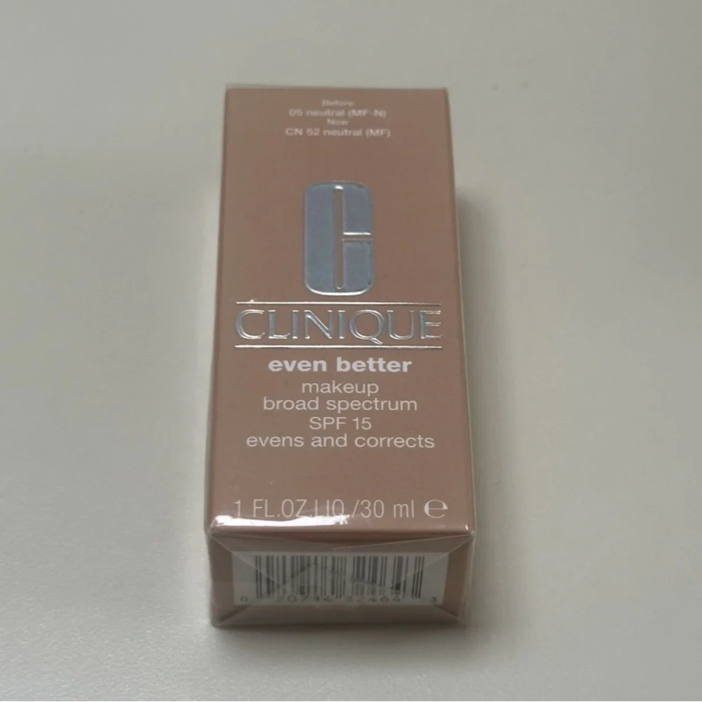 🆕 CLINIQUE Even Better Makeup Broad Spectrum SPF 15 - CN 52 NEUTRAL - SEALED